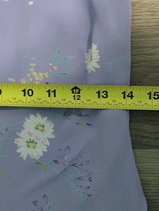 Rare Vintage 90s RALPH Ralph Lauren Lavender Floral Rayon Slip Dress Size 6 - Picture 4 of 8